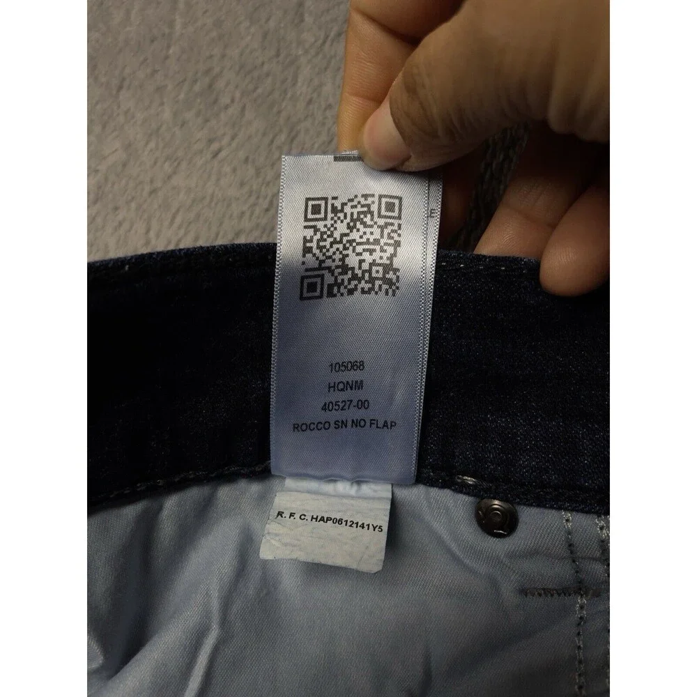 True Religion Rocco Relaxed Skinny No Flap Men’s Stretch Blue Jeans Size 31x34